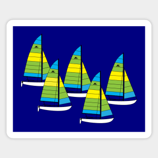 Hobie 16 Catamaran Sailboat Magnet